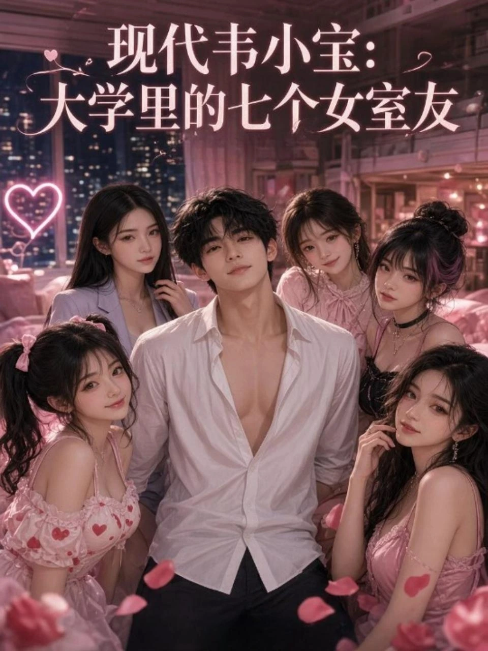 现代韦小宝:大学里的七个女室友海报